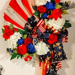 Flag Sash Wreath